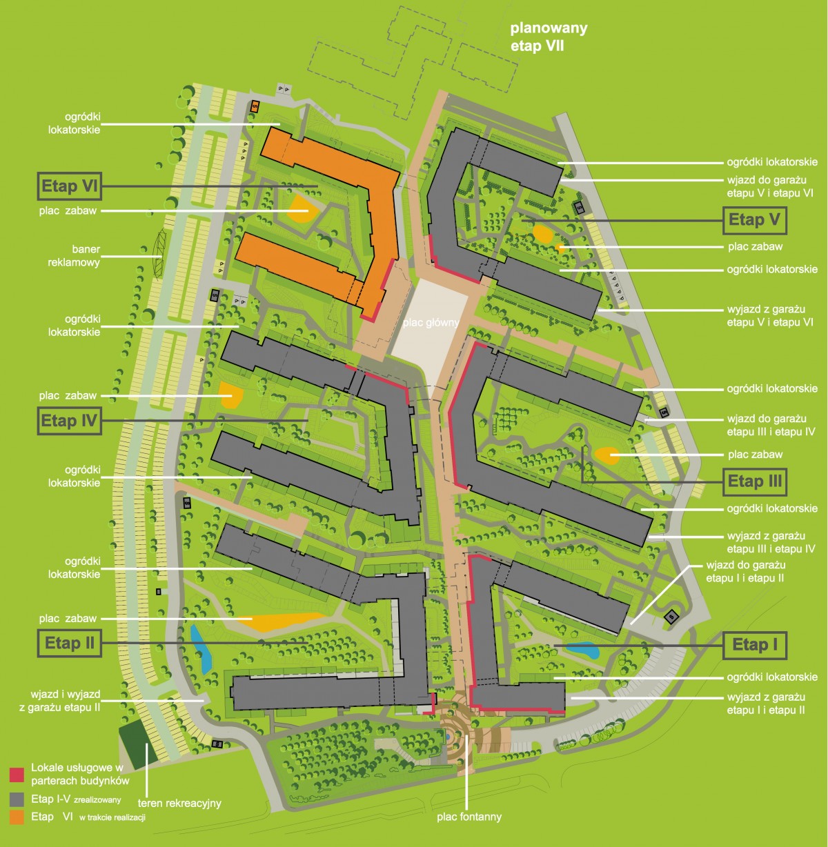 Plan osiedla Wolne Miasto w Gdańsku